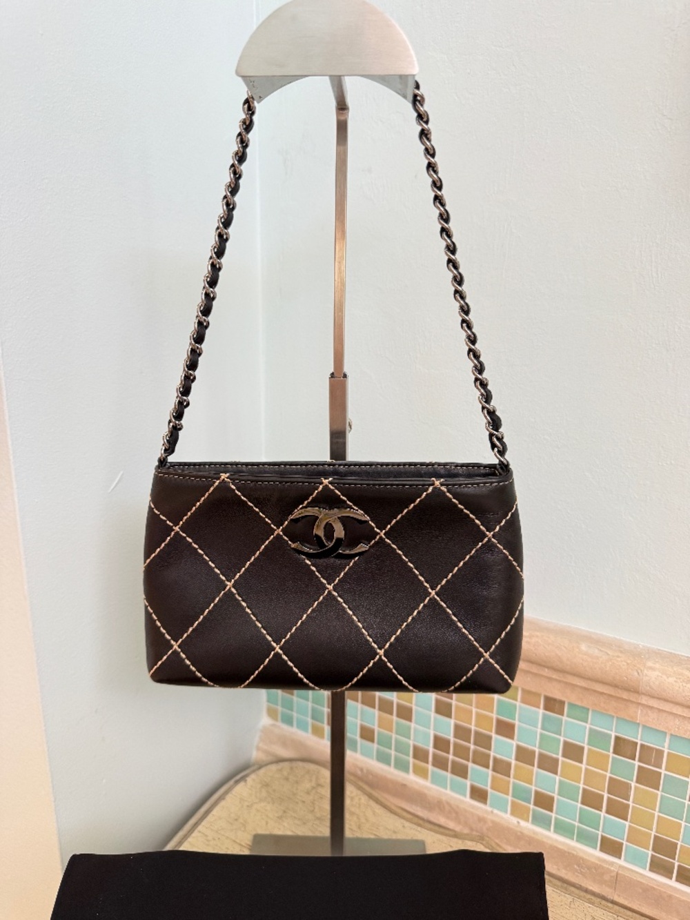 Chanel Vintage Wild Stitch Mini Shoulder Bag